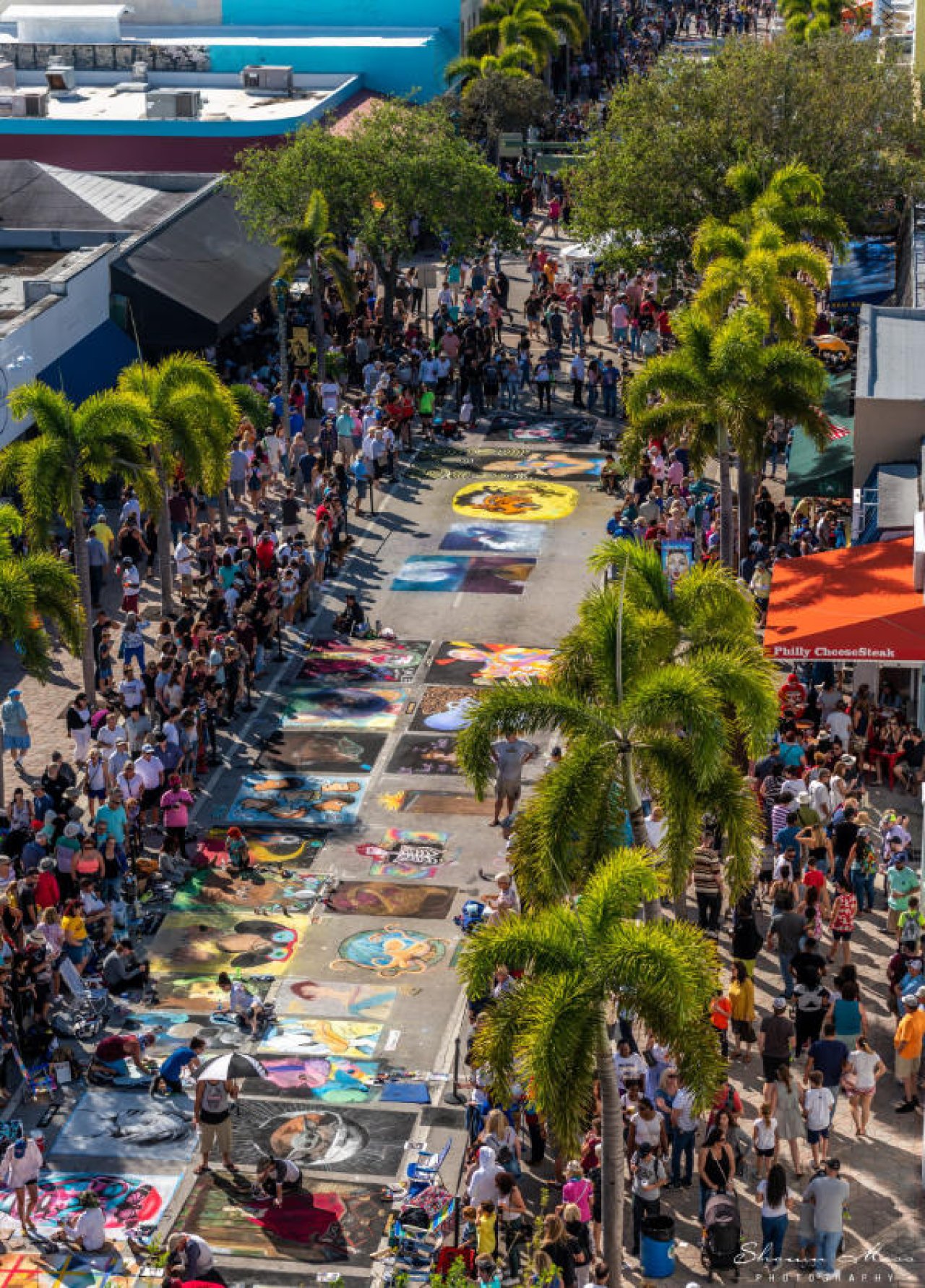 lwb down town during street painting.